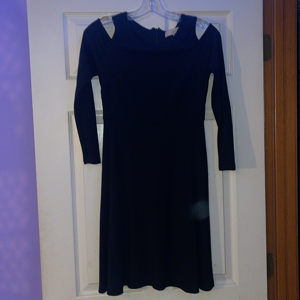 Loft open shoulder dress